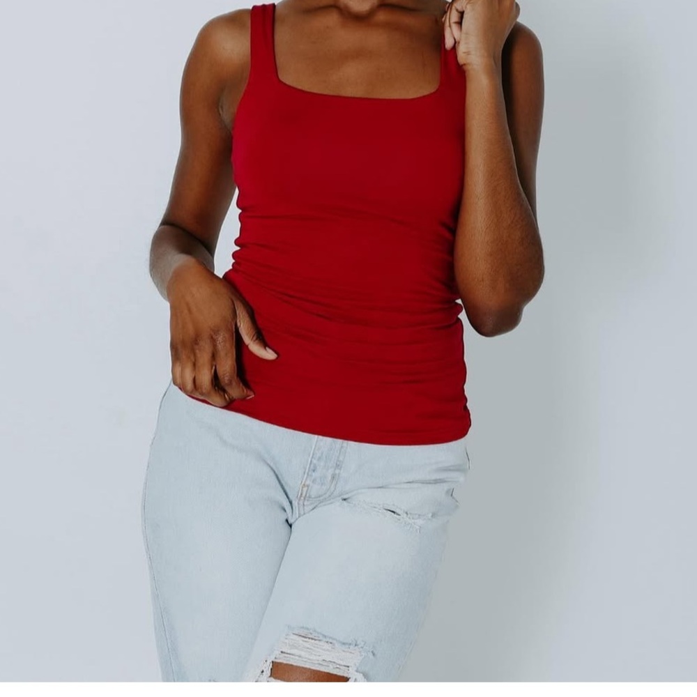 Klassy Network Red Camisole Top